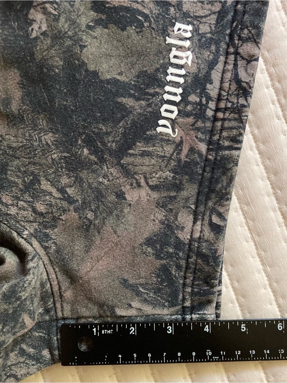 YoungLA Tree Camo Athletic Shorts Men’s Small 4” Cotton Gym Lifting 1118 - Picture 10 of 10